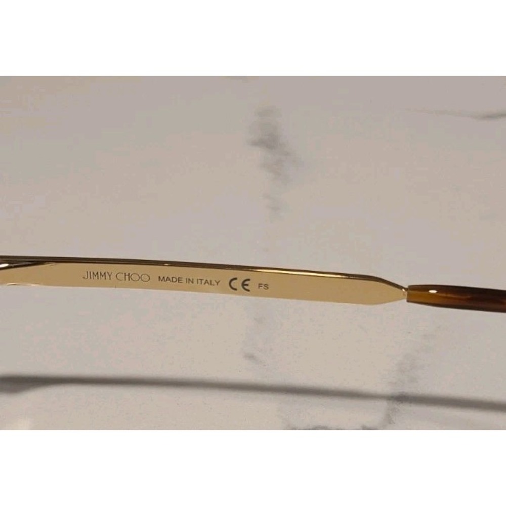 NEW JIMMY CHOO JC 203 41N BROWN HAVANQ RX EYEGLASSES 52-18-140‎ - Picture 4 of 4
